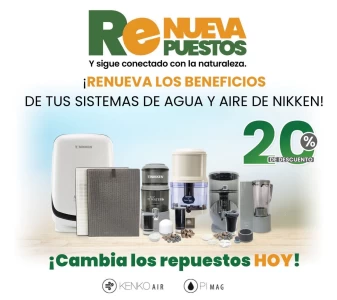 DESCUENTO DEL 20% EN LOS REPUESTOS NIKKEN