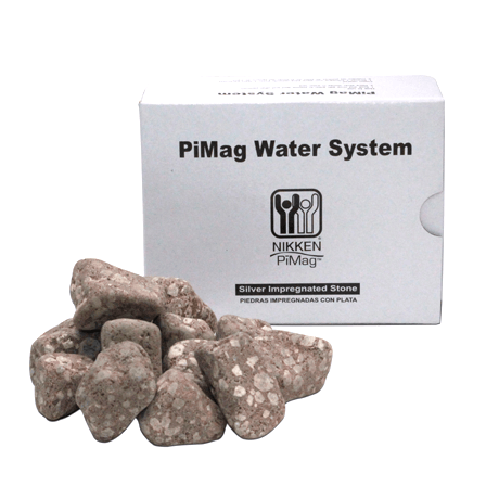 piedras impregnadas con plata 300 gr water system